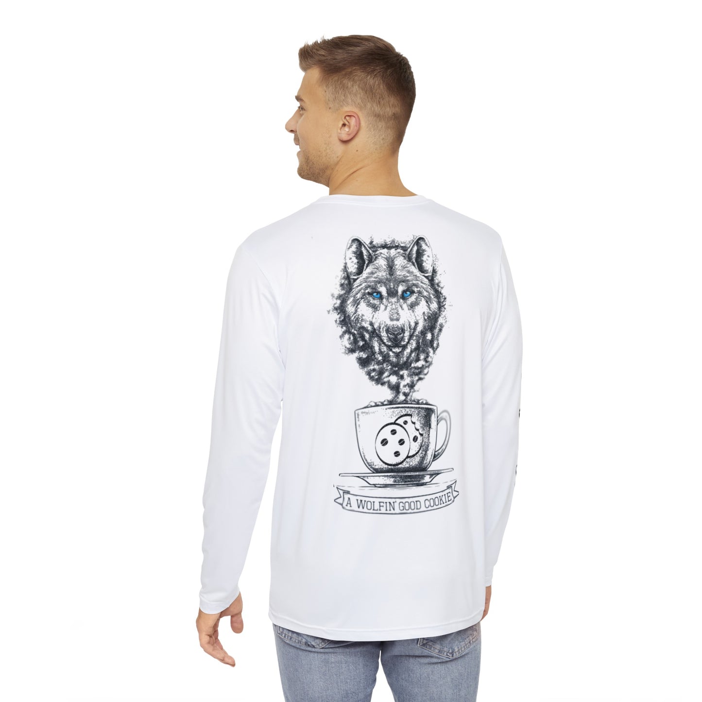 Milford's Mochas Men's Long Sleeve Shirt (AOP)