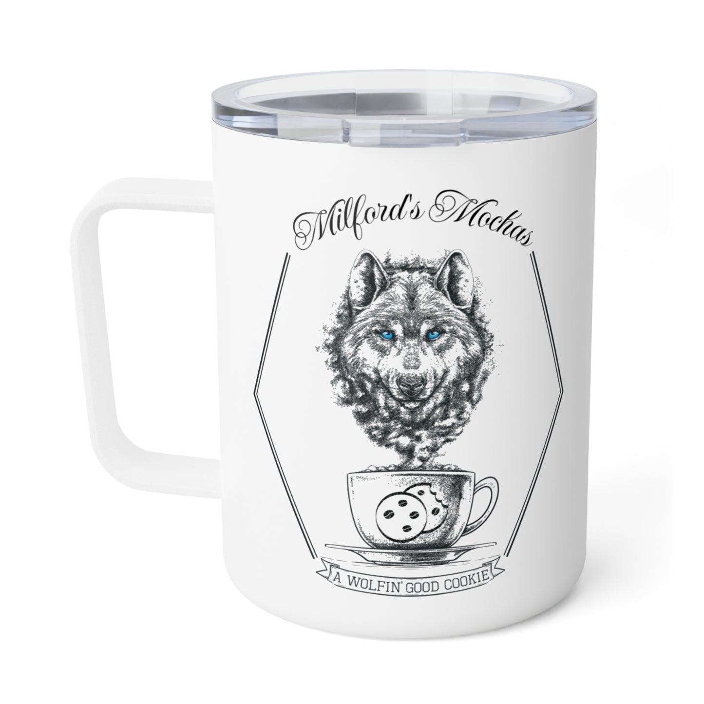 Milford's Mochas Insulated Coffee Mug, 10oz