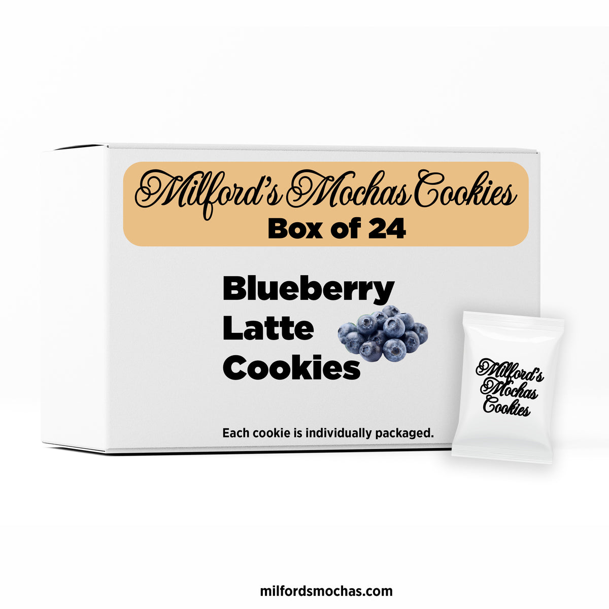 Blueberry Latte Box of 24